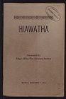 Hiawatha program and libretto